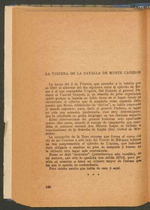 La víspera de la batalla de Monte Caseros