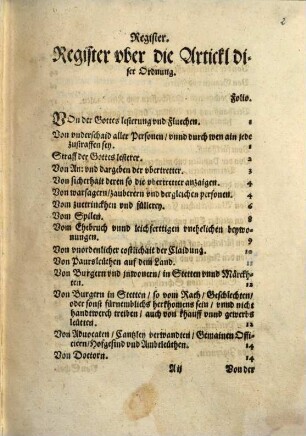 Des Erzherzogthumbs Kharndten verbesserte Polizey-Ordnung