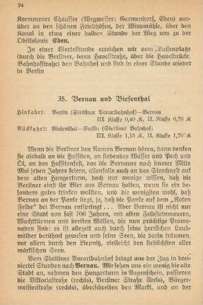 35. Bernau und Biesenthal