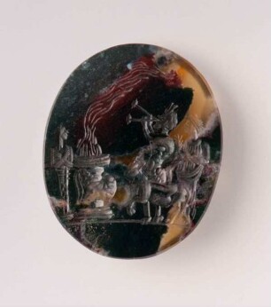Intaglio mit Opferszene