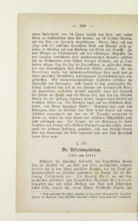 § 131. Die Befreiungskriege. (1813 und 1814)
