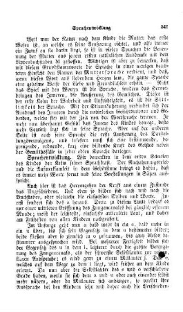 Sprachentwicklung