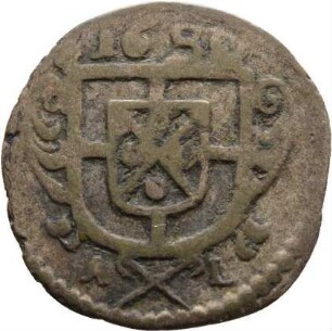 Münze, 4 Pfennig, 1680