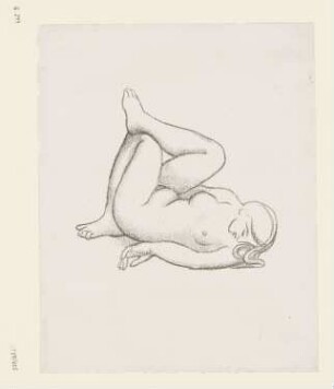 Liegende mit aufgestellten Beinen, aus: "Belle Chair", S. 23