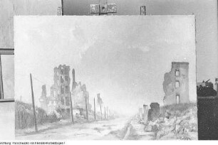 Ausstellung Dresdner Künstler, u.a. Arbeiten des Malers Rudolf Hering, November 1953