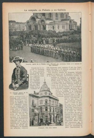 La campaña en Polonia y en Galitzia