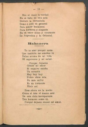 Habanera