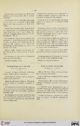 Vorstands-Sitzung vom 15. Juni 1904 / Séance du Comité du 15 juin 1904