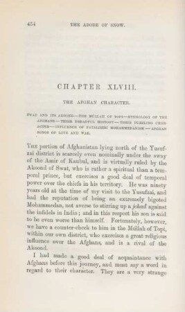 Chapter XLVIII. The Afghan character