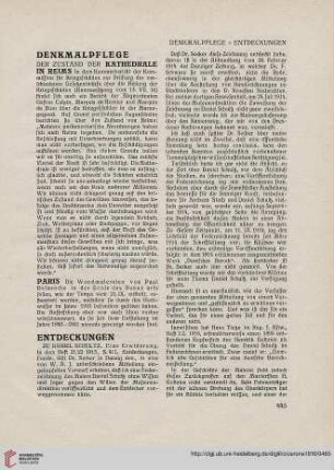 Entdeckungen