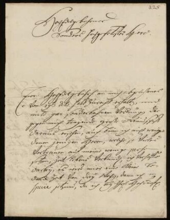 Briefe von Helferich Müller an Johann Friedrich von Uffenbach, Kleudelburg, Gießen, 24.9.1726 - 7.2.1727
