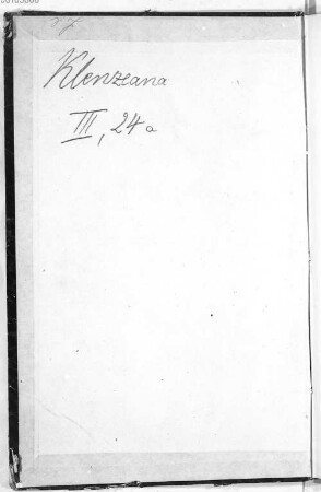 Nachlass von Leo von Klenze (1784-1864) - BSB Klenzeana, III.24a. Korrespondenz mit Russland - BSB Klenzeana III.24a