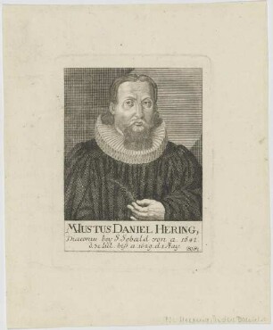 Bildnis des Iustus Daniel Hering