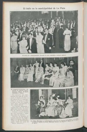 El baile en la municipalidad de La Plata