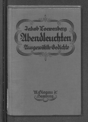 Abendleuchten : ausgewählte Gedichte