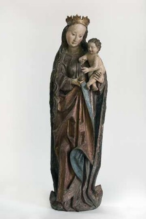Skulptur: Madonna mit Kind
