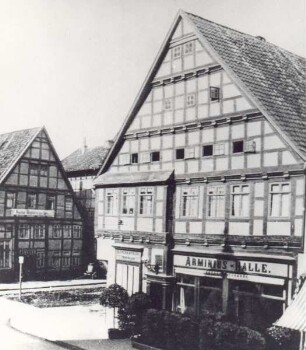 Restaurant "Arminius-Halle". Detmold. Lange Straße. heute befindet sich hier das Kaufhaus Wiese