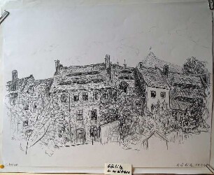 Altbau-Häuserzeile in Görlitz