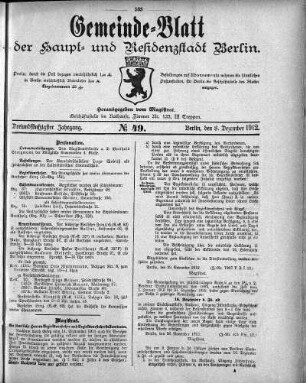 1912,49: No. 49, 8. Dezember 1912