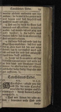 Catechismus-Lieder.