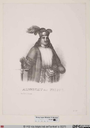 Bildnis Albrecht II. der Feiste, Herzog zu Braunschweig-Lüneburg und L.