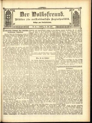Ausgabe vom Sonntag, den 25. Juli 1909.
