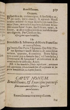 367-394, Caput Nonum