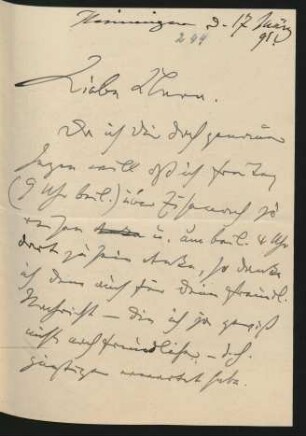 Brief an Clara Schumann : 17.03.1891