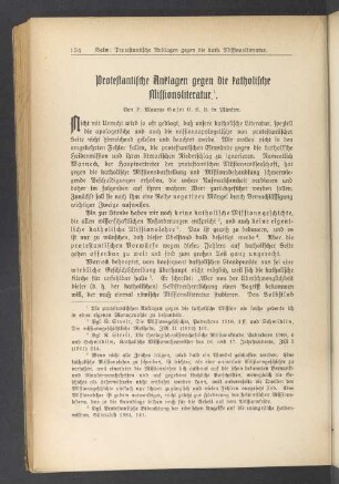 Protestantische Anklagen gegen die Katholische Missionsliteratur