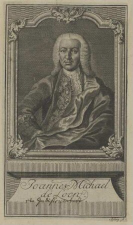 Bildnis des Joannes Michael de Loen
