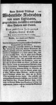 Sechszehntes Stück