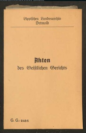 Bruns, Schulmeister in Berlebeck gegen die Müllersche zu Berlebeck, wegen einer Schulgeldforderung