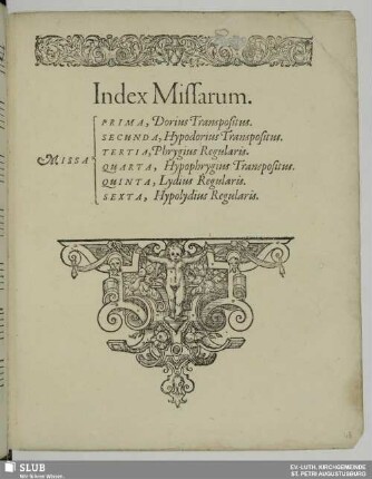 Index Missarum.