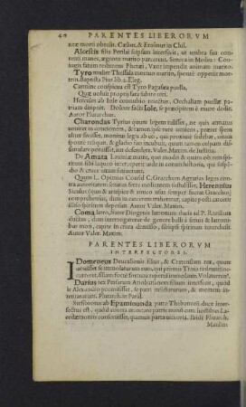 Parentes liberorum interfectores.