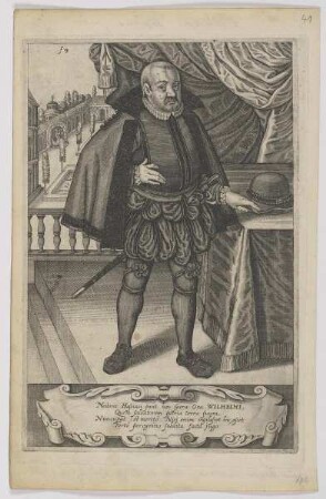 Bildnis des Wilhelmus IV. von Hessen-Kassel