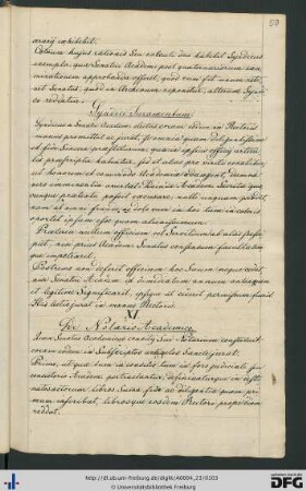 [fol. 50] De notario academico