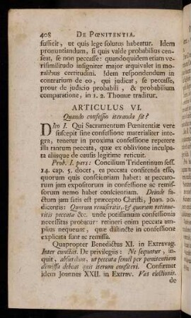 408-413, Articulus VI. Quando confessio iteranda sit?