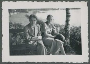 Fotografisches Porträt einer Dame und eines Herren