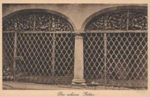 Das schöne Gitter: das schöne Alt-Leipzig ; alter Johannis-Friedhof
