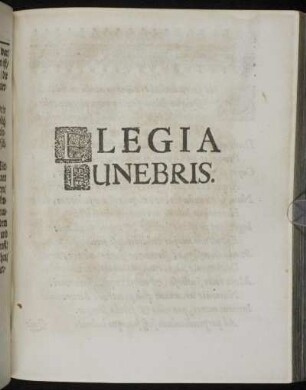 Elegia Funebris