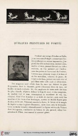 3. Pér. 16.1896: Quelques peintures de Pompéï