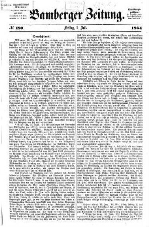 Bamberger Zeitung. 1864,7/12