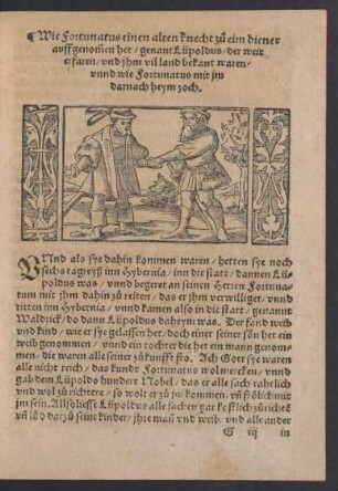Wie Fortunatus einen alten knecht zu eim diener auffgenommen het ...