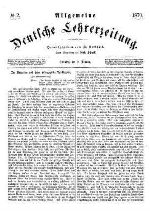 Der Natursinn und seine Wichtigkeit