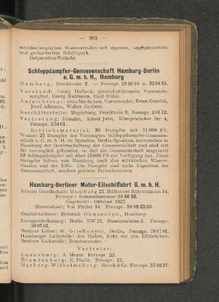 Hamburg-Berliner Motor-Eilschiffahrt G.m.b.H.