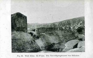 El-Wu'era nach Musil [bei Petra]