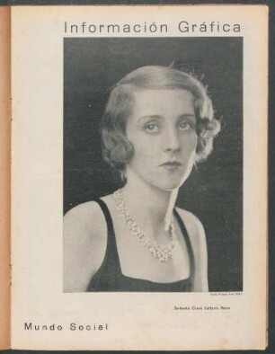 Mundo social : Señorita Clara Uriburu Roca
