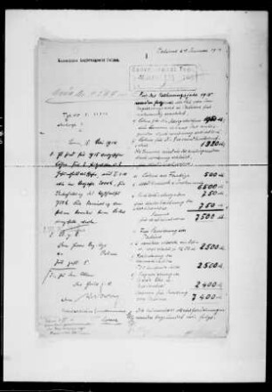Ärztliche Versorgung in Palime (Mittelbeantragung des Regierungsarztes in Palime für das Rechnungsjahr 1915)