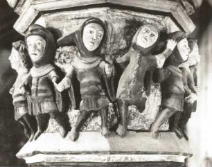 Figurenkapitell, um 1320. Malbork: Marienburg, Großer Remter