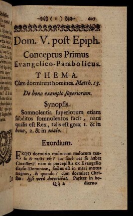 607-664, Dom. V. post Epiph.